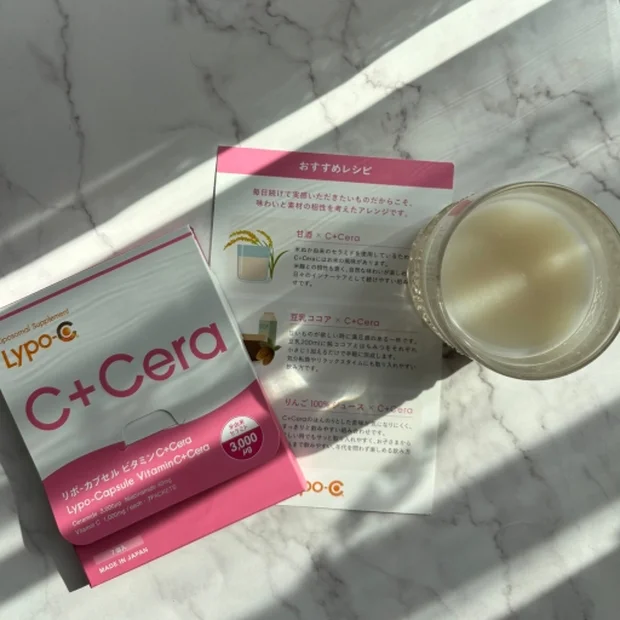 田中みな実さんも愛飲しているLypo-Cから、新製品「C＋Cera」が登場！