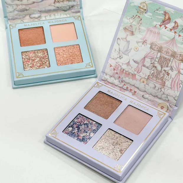 【プチプラなのに宝石級シャドウ？！】マジョリカマジョルカ限定色シャドーフラッシュPK221 蜃気楼カルーセル/BE222 陽だまりコースター全2色レビュー【5月21日発売】