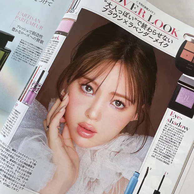 ブルベもイエベもできる！マキア9月号の藤田ニコルさん"ブラウン×ラベンダーメイク"にチャレンジ【マキア表紙メイク】