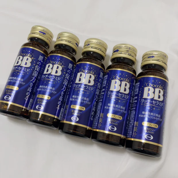 【年々気になる肌悩みに嬉しい３大美容成分がこの１本に】保湿力を高めるケアがドリンクタイプで手軽に摂り入れられるチョコラBB®︎リッチ・セラミドがおすすめ(^^)/