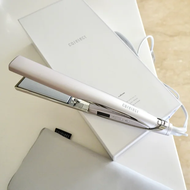 おすすめヘアアイロン「ケアレクト by プリュスオー スムースケアアイロン」でうるツヤストレート。