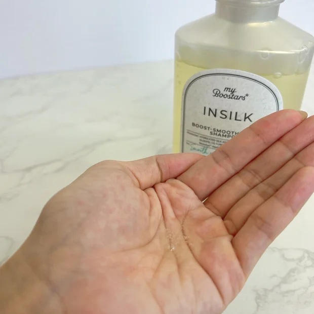 【髪にも導入美容液!?】マイブースターズ インシルク ブースターシャンプーで内部からダメージを補修、なめらかなツヤ髪に！
