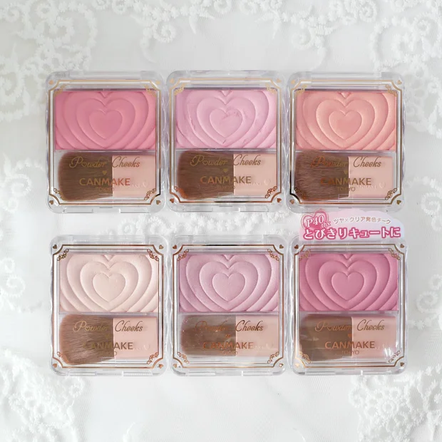 【最新全色レビュー】キャンメイク パウダーチークスに新色！パーソナルカラー分け&スウォッチレビュー