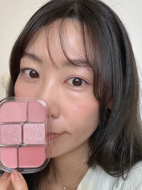 メイク初心者さん！ワントーンメイク【WAKEMAKE】のパレットでアイ、チーク、ハイライトも