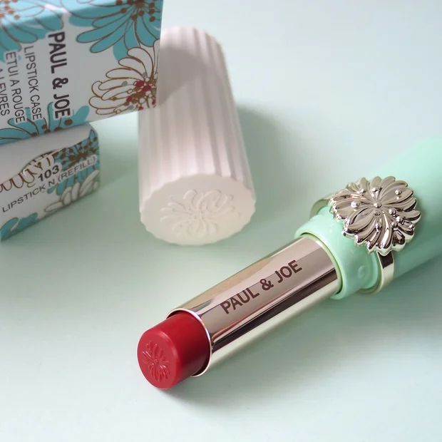 【夏コスメ】夏の唇に艶めく血色感！「ポール＆ジョー リップスティック N」＜103＞をレポート！
