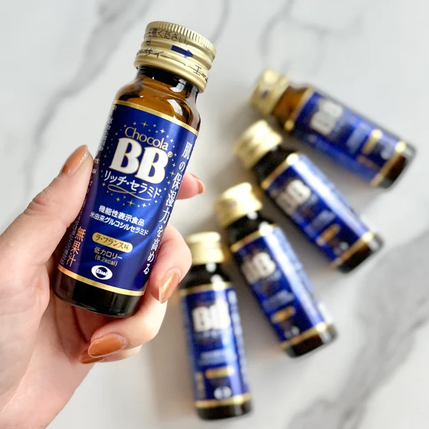年々気になる肌悩みに嬉しい3大美容成分を配合【チョコラBB®︎リッチ・セラミド】美味しくて飲みやすい！