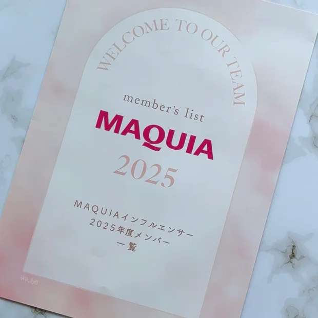 【ご報告】MAQUIAインフルエンサー2年目に突入しました💖´-