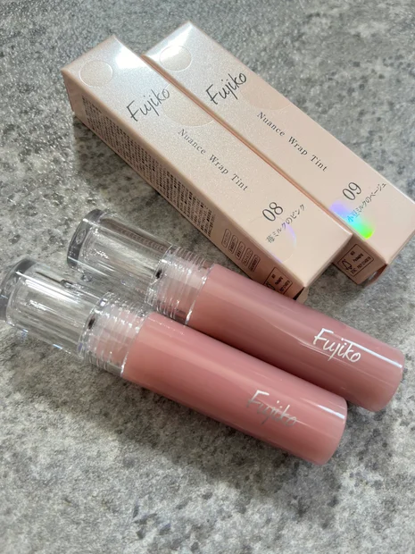 【フジコ】人気のティントから春新色大人のヌーディピンク＆ベージュをスウォッチ付きでご紹介♪
