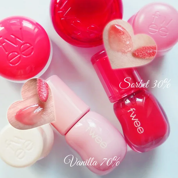 【イエベ春】が買うべき「fwee 3Dボリューミンググロス」バニラ70%とソルベ30%をレポート！