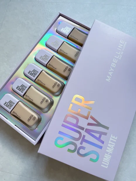 話題のメイベリン新作ファンデ！SPステイ ルミマット リキッドファンデーションを全色レビュー