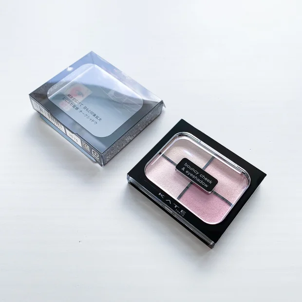 【1/24新作】KATE バウンシーチークシャドウ MV-1 スノーモーヴ レビュー