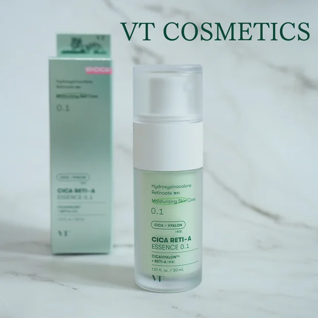 【シカ×レチノール】初めてのレチノールにもおすすめ！VT COSMETICSの次世代レチノール！