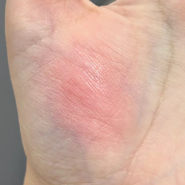 【キャンメイク】人気チークの新色『P06  ジューシーコーラル』を他の色と比較してレビュー