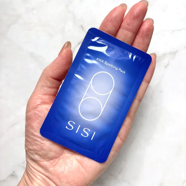 【小田切ヒロさん愛用】SISI AWAスパークリングパックをレビュー｜5分で透明感ケアできる炭酸パック