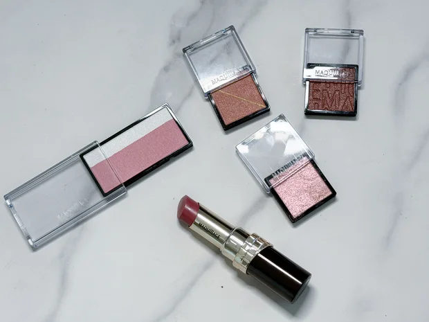 【Zoff SMART×マキアージュ】血色感メガネで作る多幸感メイク｜ピンクデミで目元ぱっちり