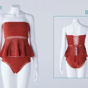 40代からの水着選び　お腹がぽっこりをカバーする水着➀