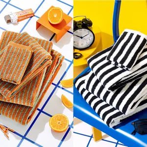 3COINS　スリコ　しましまタオル　