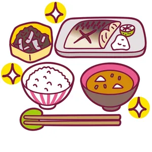 大根おろしを添えた塩サバ焼きと野菜ひじき煮、味噌汁、ご飯が理想