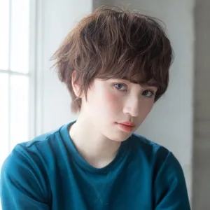 立体ショートメイン