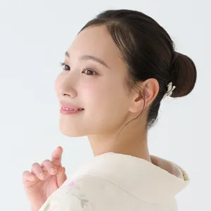 【セミロング①着物】清潔感と上品さを兼ね備えたくるりぱ仕立てのシニヨン