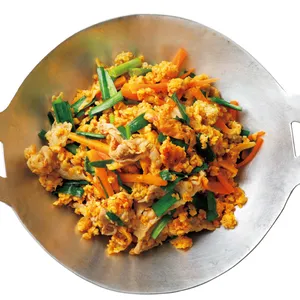 オートミールの豚キムチチャーハン