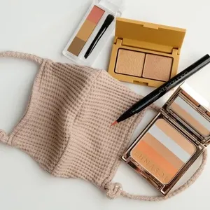 【秋のマスクメイク】ワッフルマスク×オレンジメイク