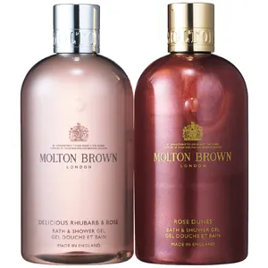 櫻坂46 守屋麗奈 モルトンブラウン （左）デリシャス ルバーブ＆ローズ バス＆シャワージェル （右）同 ローズデューン バス＆シャワージェル