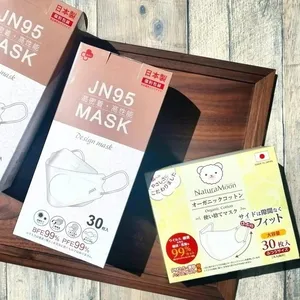 日本製不織布3D立体型マスク＆肌に優しいオーガニックコットンマスク_パッケージ