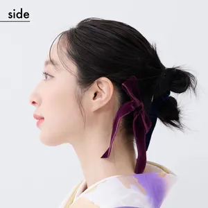 【卒業式袴ヘアアレンジ・ミディアム➁】ツンツン毛束感が可愛い♡ 韓国っぽカチモリヘア（side）