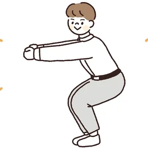 思いついたらすぐ行動派におすすめの休み方 仕事の合間にスクワット