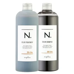 N. カラーシャンプー Be 〈ベージュ〉 320ml ￥2640、同 カラートリートメント Be〈ベージュ〉 300g ￥2640 ／ナプラ