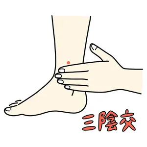 ツボ押し三陰交