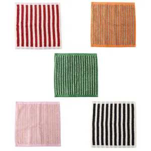 3COINS　スリコ　しましまタオル　カラー