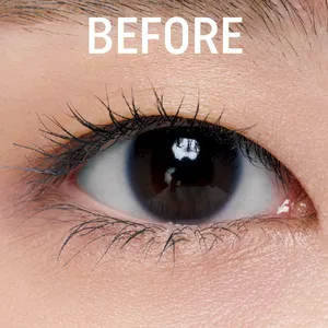 アイメイク 一重 長井かおり シャネル レ キャトル オンブル ブトン 219 ビフォー