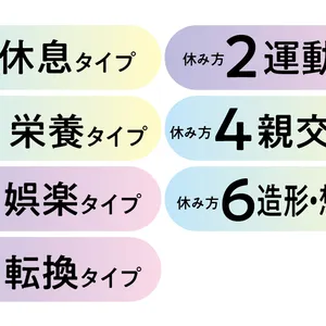 【性格別】ぴったりな休み方7タイプ！寝るだけでは疲れが取れないって知ってた？
