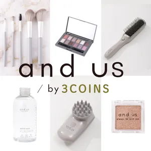 「3COINS」のコスメ・美容ギアブランド『and us（アンドアス）』GALLERY_1_1