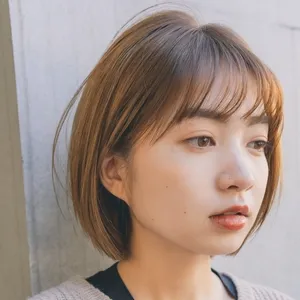 ボブ　ヘアスタイル　ヘアカタログ　2022 30代　40代　髪悩み　透明感