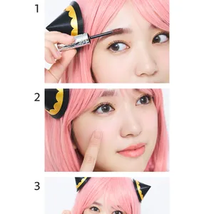 【SPY×FAMILYアーニャコスプレメイク】2022年ハロウィンの主役に！ 矢吹奈子さんと【アーニャみメイク】大研究　GALLERY_1_13