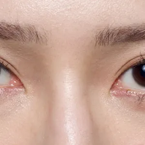 紫ぐまタイプのくまカバー＆涙袋メイクのテクニック アフター