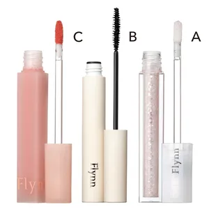 A ライトキャッチャーリキッドグリッター 01 ￥1190、B アンリミット ロング＆カールマスカラ ￥1320、C ブリーズベルベットティント 03 ￥1760／フリン