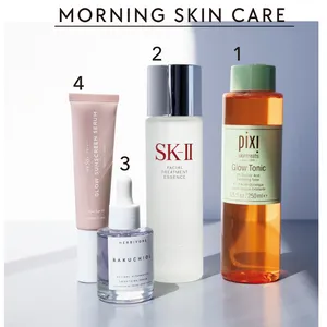 朝のメイク前はベタつかず潤うものを