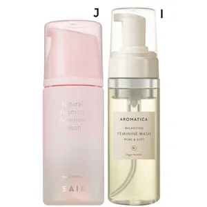 Iアロマティカ ピュア＆ソフト 女性清潔剤 170ml／編集部私物　Jセイブ・ナチュラル・フォーミング・フェミニンウォッシュ 100ml￥3190／UPPER HOUSE