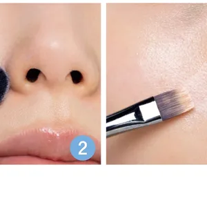 ツヤ系コンシーラーで明るく影をとばして