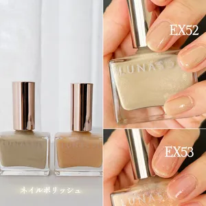 ルナソル_春新色2025_ネイルポリッシュ EX52／EX53_スウォッチ