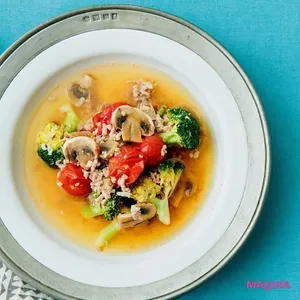 ダイエッター必見！ Atsushiさんの「タンパク質」が摂れるレンチン美容スープ