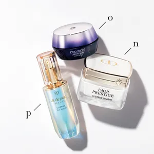 nプレステージ ホワイト ラ クレーム ルミエール N 50ml ￥50600／パルファン・クリスチャン・ディオール　oリポソーム アドバンスト リペアクリーム 50g ￥11000／コスメデコルテ　pル・セラム［医薬部外品］ 50ml ￥27500／クレ・ド・ポー ボーテ