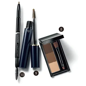 8 ケイト デザイニングアイブロウ3D EX-5 ￥1210（編集部調べ）／カネボウ化粧品　9 ジェルスルシル 103 ￥3850／クレ・ド・ポー ボーテ　10 カネボウ アイブロウシェイドペンシル EP1 ￥4400／カネボウインターナショナルDiv.