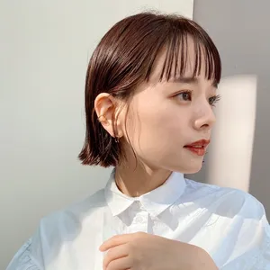 切りっぱなしボブ