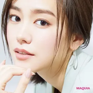 桐谷美玲さんが魅せる！ ミルキーベージュで作る涼しげフェミニン顔