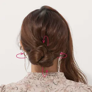 【セルフヘアアレンジ】 くるりんぱ、ロープ編み、Uピンの留め方、編み込みの正しいやり方PhotoGallery_1_16